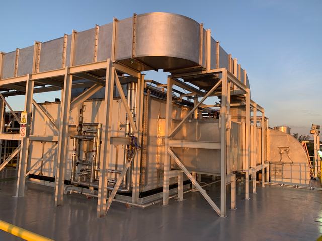 PT. Winner HVAC Services HVAC-R project photograph 029 — marine duct fabrication and installation