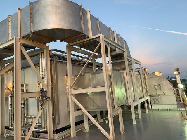 PT. Winner HVAC Services HVAC-R project photograph 032 — marine duct fabrication and installation