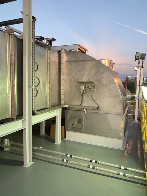 PT. Winner HVAC Services HVAC-R project photograph 034 — marine duct fabrication and installation