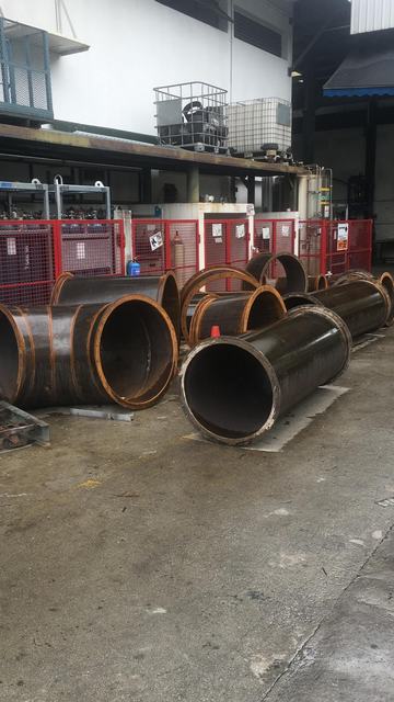 PT. Winner HVAC Services HVAC-R project photograph 039 — marine duct fabrication and installation