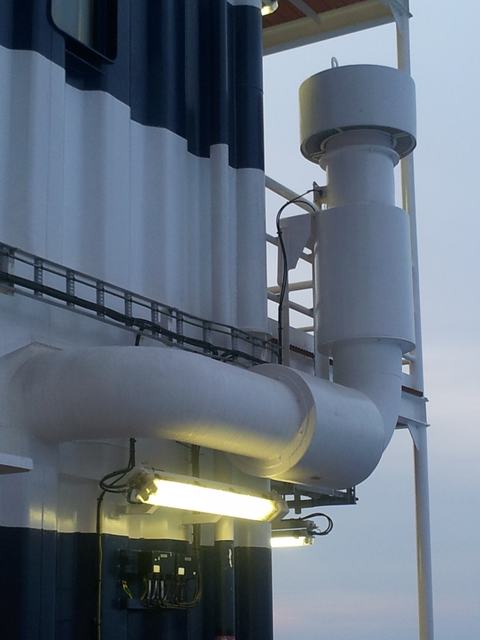 PT. Winner HVAC Services HVAC-R project photograph 072 — marine duct fabrication and installation