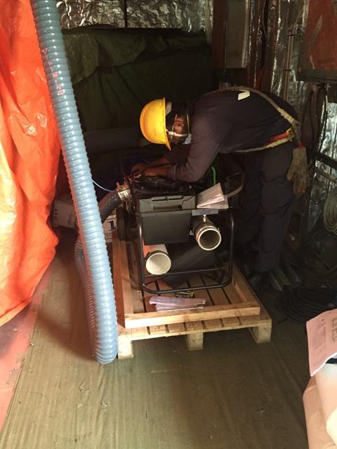 PT. Winner HVAC Services HVAC-R project photograph 103 — marine duct fabrication and installation