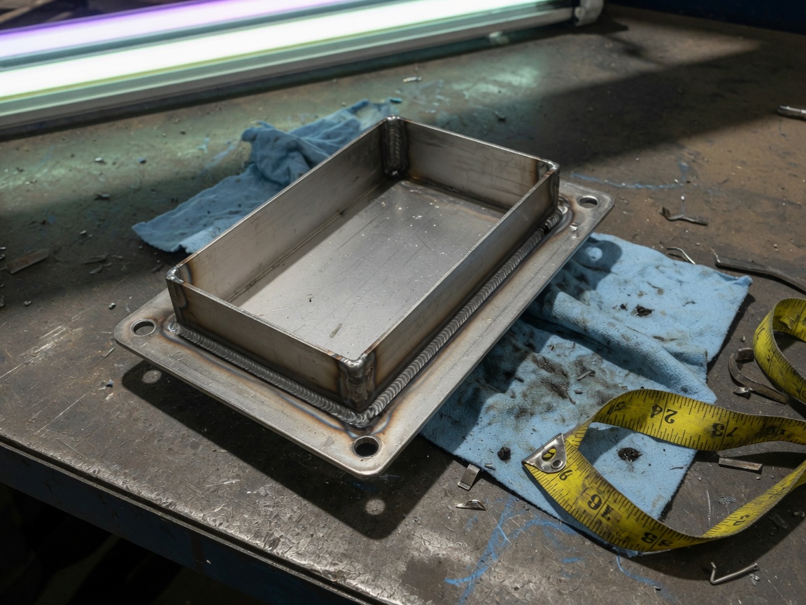 SS316L duct flange TIG welding — marine-grade fabrication